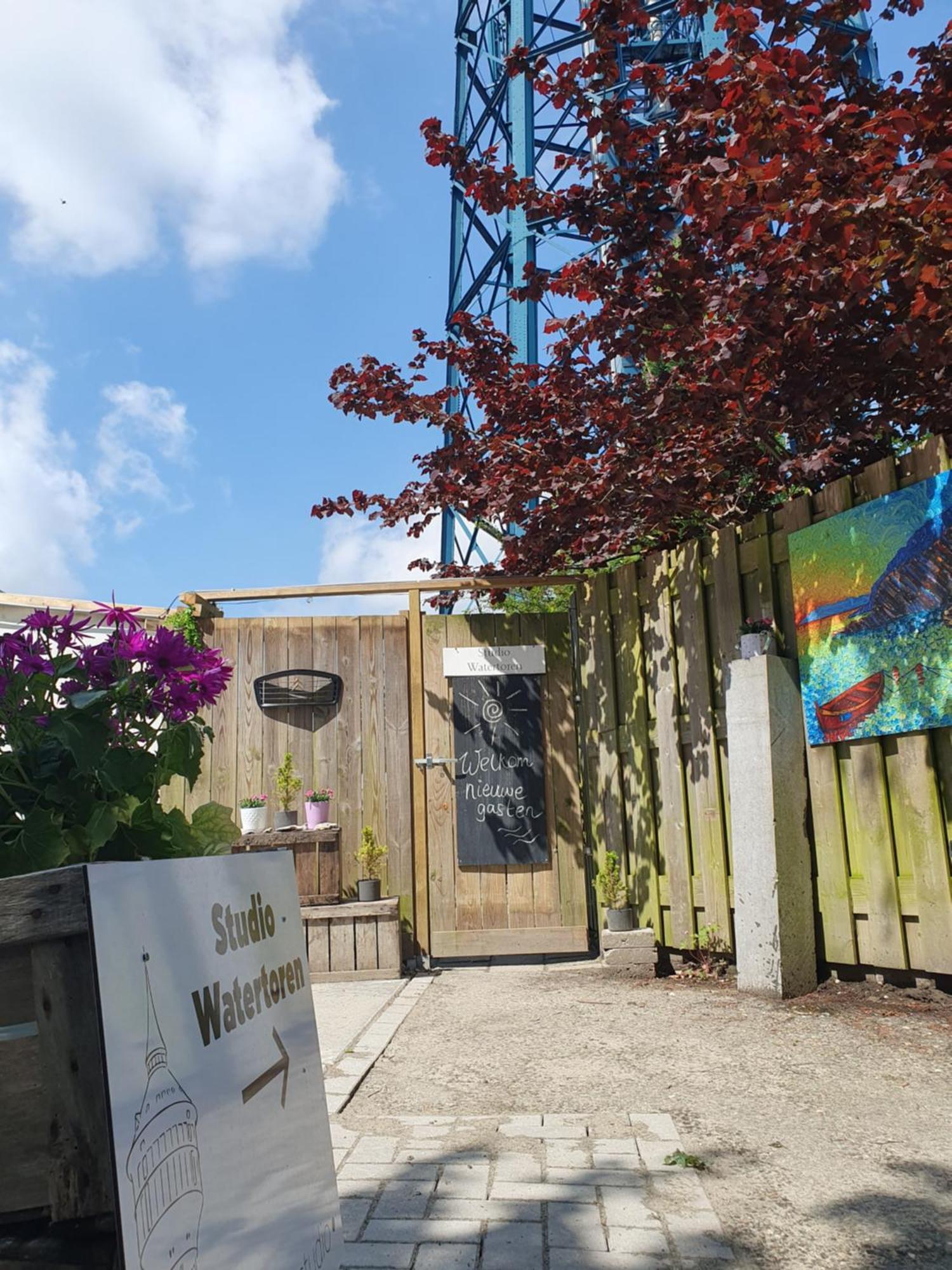 Studio Watertoren Met Tuin En Gratis Parkeren Goes Exterior foto